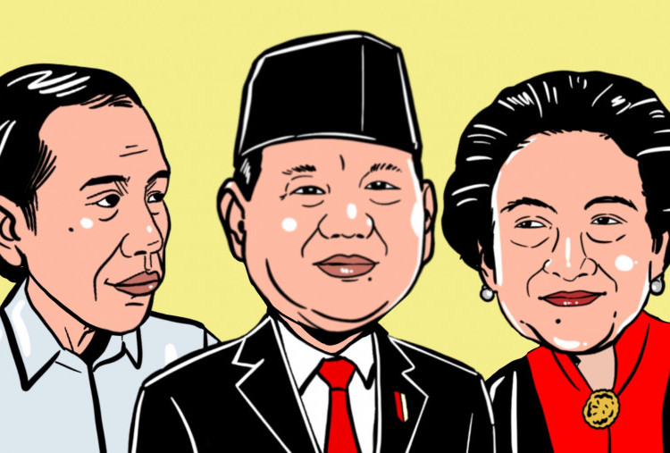 Prabowo di Antara Jokowi dan Megawati