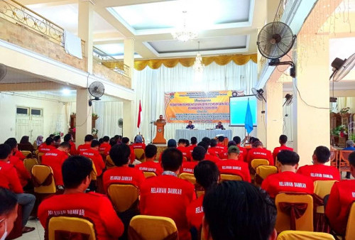 Relawan Damkar Antisipasi Berita Hoax Kebakaran