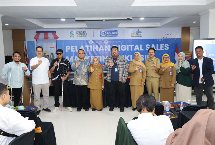 Plan Indonesia dan GADISKU Gelar Pelatihan Digital Marketing, Latih 35 Penyandang Disabilitas di Surabaya 