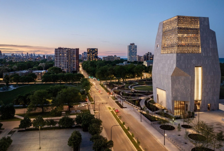 Obama Presidential Center, Arsitektur Unik Hadirkan Menara Granit Monumental di Chicago
