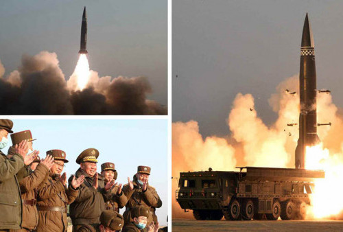 Korea Utara Tembakan 8 Rudal Balistik Sehari Setelah Korea Selatan-Amerika Latihan Perang