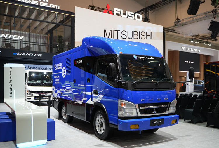Ekosistim Pendukung Truk Listrik eCanter Diusung Mitsubishi Fuso di GIIAS 2025