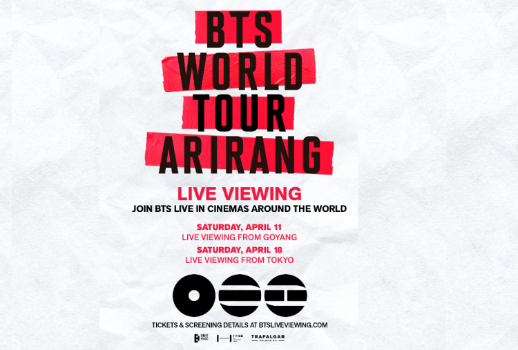 Harga Tiket Live Viewing Konser BTS ARIRANG di Bioskop, Siap-siap War Nanti Malam!