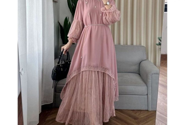Review Gamis Ironless Crinkle Anti Kusut, Nyaman Dipakai Mudik