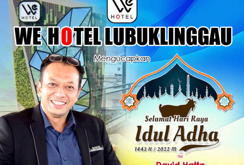 WE Hotel Lubuklinggau Mengucapkan Selamat Idul Adha 1443 H