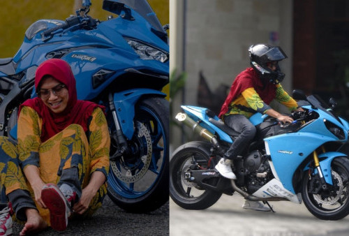 Viral! Nekat Promosikan Judi Online, Youtuber Emak Gila Ditangkap Polisi, Moge Yamaha R1 Jadi Barang Bukti
