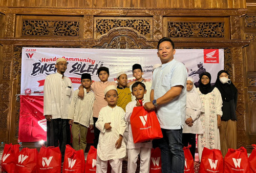 Cara Komunitas Honda Isi Bulan Ramadhan, Berbagi Rejeki dengan Donasi