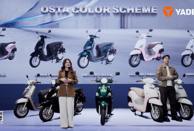 Yadea OSTA Resmi Meluncur, Punya Jarak Tempuh 150 Km, Langsung Laris 1000 Unit dalam 1 Jam
