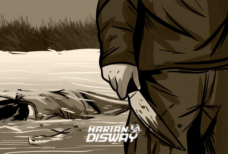 Mayat Pria Korban Pembunuhan di Sungai Brantas, Jombang: Mabuk sebelum Dibunuh