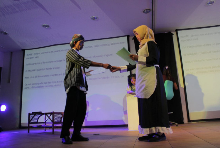 Pekan Francophonie di Auditorium IFI Surabaya, Landak Ingatkan Tak Sembarangan Menilai Orang