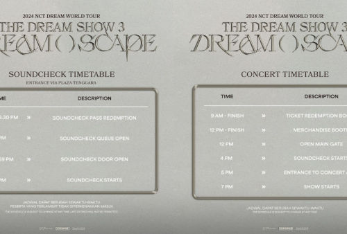 Rundown Konser NCT DREAM di GBK 18 Mei 2024, Open Gate Pukul 12.00 WIB