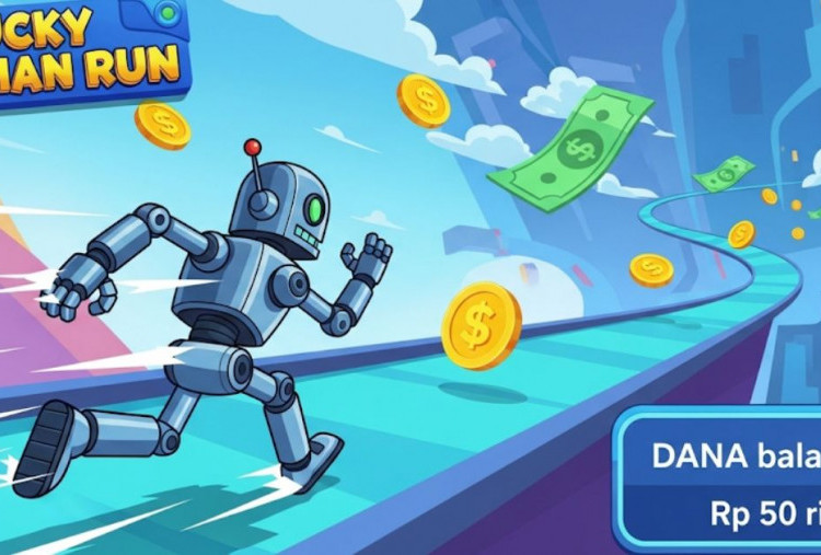 Lari Virtual Dapat Saldo DANA Rp 50 Ribu, Coba Lucky Man Run