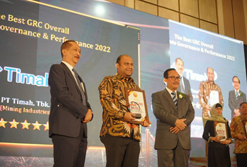 PT Timah Tbk Raih Penghargaan GRC & Performance Excellence Award 2022 