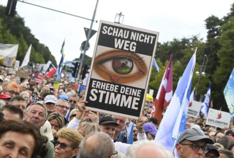 Ribuan Warga Berlin Demo Tolak Genosida Gaza dan Pengiriman Senjata ke Israel