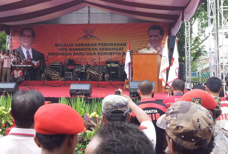 Foto Ini Jadi Bukti Jika Prabowo Resmikan Kantor Grib Jaya di Jakbar! 