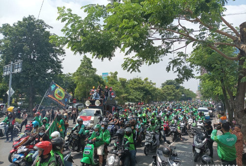 Rabu Besok Ribuan Driver Online Jatim Demo ke Surabaya, Catat Rutenya