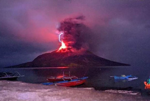 Isu Pulau Tagulandang Akan Tenggelam Jika Gunung Ruang Erupsi Besar Adalah Hoaks, BNPB: Masyarakat Dapat Kembali Beraktivitas