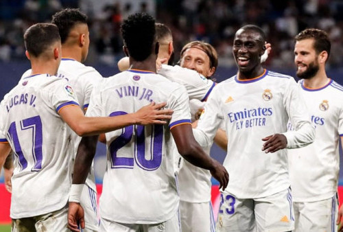 Hasil LaLiga Hari Ini: Real Madrid Cukur Levante 6-0, Vinicius Borong 3 Gol dan 2 Assist