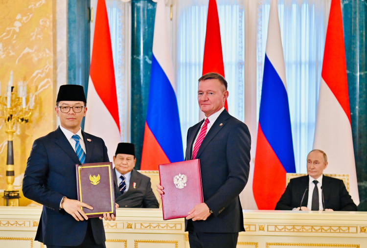 Presiden Prabowo dan Presiden Putin Saksikan Pertukaran MoU Strategis Indonesia-Rusia
