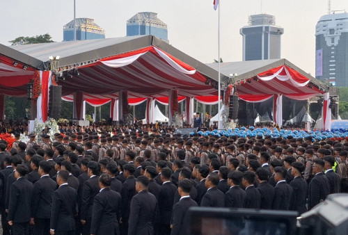HUT Bhayangkara ke-78, Jokowi Minta Polri Tak Tebang Pilih Dalam Penegakkan Hukum