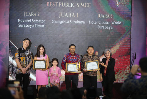 Pemenang Surabaya Tourism Awards: Shangri-La Andalkan Lobi Cantik dan Kolam Renang Luas (3)