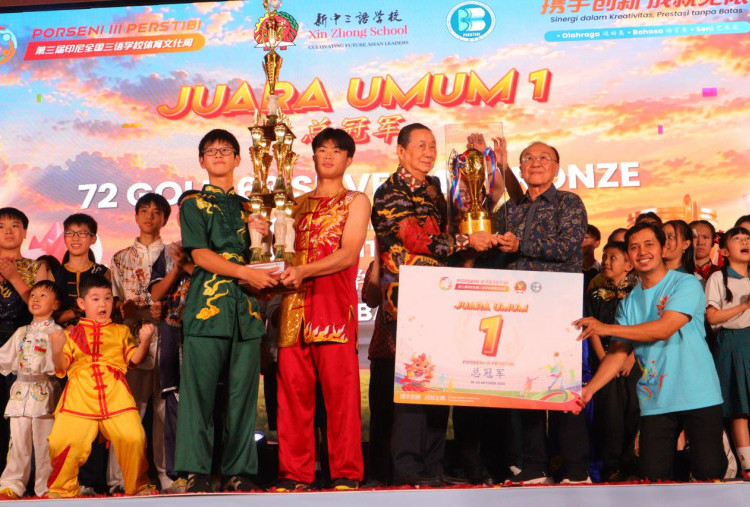 PORSENI III PERSTIBI 2026 di Xin Zhong School Surabaya (2-habis): Closing Ceremony Bertabur Budaya 