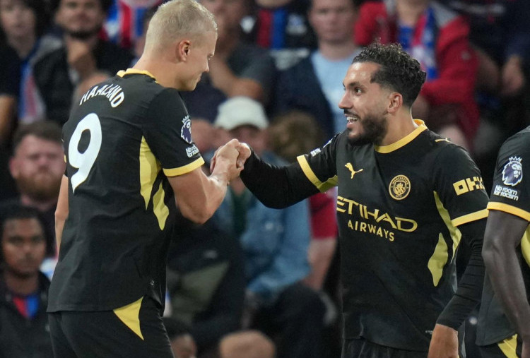 Crystal Palace vs Man City 1-4, Brace Haaland dan Cherki Lanjutkan Start Sempurna The CItizens
