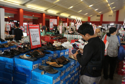 Promo Sandal dan Sepatu, Rp 100 Ribu dapat 3 Item di Jakarta Lebaran Fair 2024
