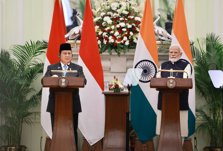 Prabowo Diskusi dengan Modi, Anggap Indonesia-India Sahabat Lama