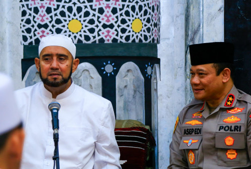 Wujudkan Pemilu Damai, Kaops NCS Polri Ajak Habib Syech 