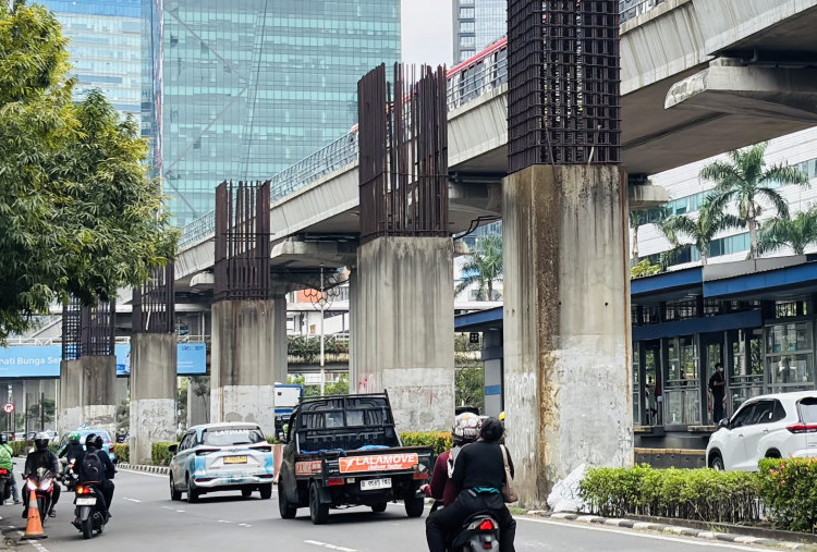 Pemprov DKI Percepat Pembongkaran 98 Tiang Monorel Mangkrak di Rasuna Said!