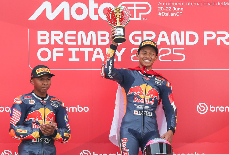 Veda Ega Pratama Kembali Juarai Red Bull Rookies Cup 2025