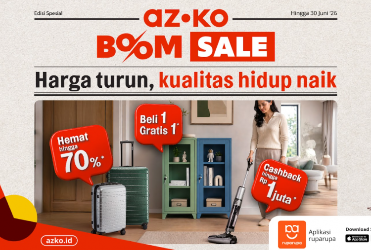 AZKO BOOM SALE Kembali Hadir, Bawa Kabar Baik untuk Wujudkan Hidup Lebih Berkualitas