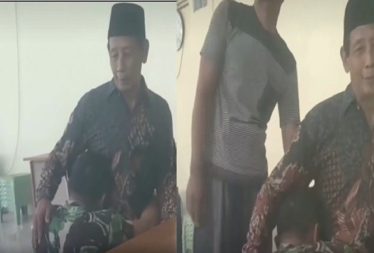 Babinsa MS Aniaya Kepala Sekolah di Lamongan, Kini Bersimpuh Minta Maaf