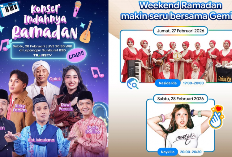 8 Konser Gratis Jabodetabek Ramadhan 27 Februari-1 Maret 2026, Ngabuburit Bareng Opick hingga Naykilla!