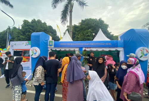 Pekan Raya Kota Tangerang, Booth Disdukcapil Layani Ratusan Masyarakat