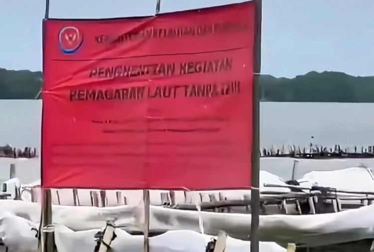 Belum Selesai Kasus Pagar Laut Tangerang, KKP Segel Pagar Laut Bekasi