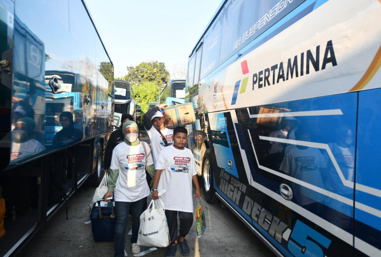 Pertamina Berangkatkan 5.000 Pemudik ke 23 Kota, Siapkan 153 Bus Mudik Gratis 2026