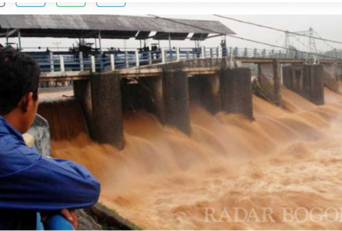 Gawat! Bendungan Katulampa Sempat Siaga 1, 10 Aliran Sungai di Jakarta Harap Warga Waspada Banjir