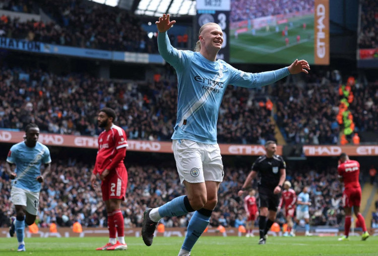 Man City vs Liverpool 4-0, Hattrick Haaland Antar The Cityzens ke Semifinal Piala FA