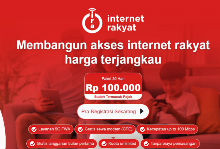 Cara Daftar Internet Rakyat Rp100 Ribu Januari 2026 Pakai HP, Cek Wilayah Jangkauan