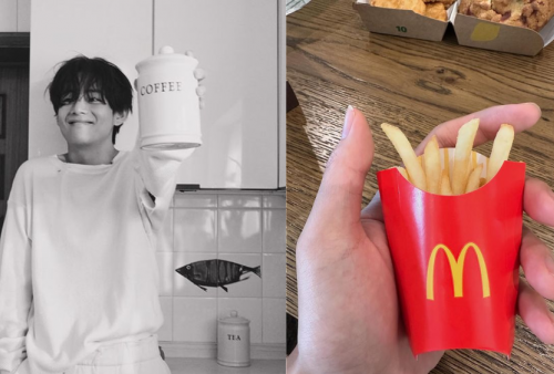Heboh V BTS Unggah Foto McDonald's di Instagram, Disebut Tak Empati hingga Bikin ARMY Kecewa