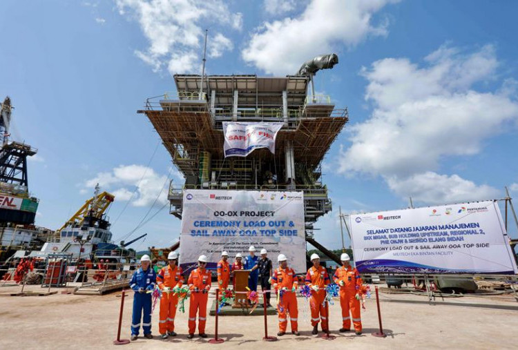 PHE ONWJ Lepas Anjungan Baru Ramah Lingkungan ke Pesisir Laut Jawa