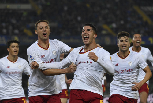 I Giallorosi Naik Posisi 4 Klasemen Serie-A Usai Libas Hellas Verona
