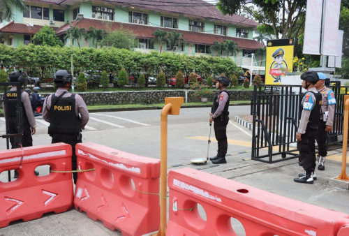 Polresta Tangerang Perketat Pengamanan Markas Komando