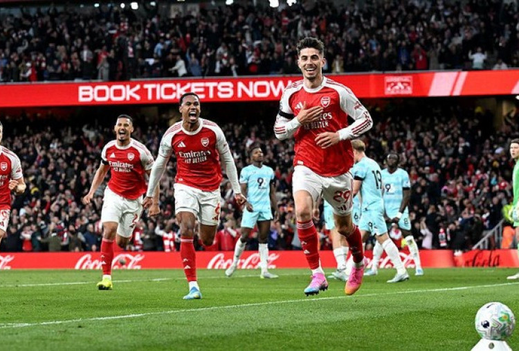 Arsenal vs Burnley 1-0: Gol Havertz Dekatkan The Gunners ke Gelar Premier League