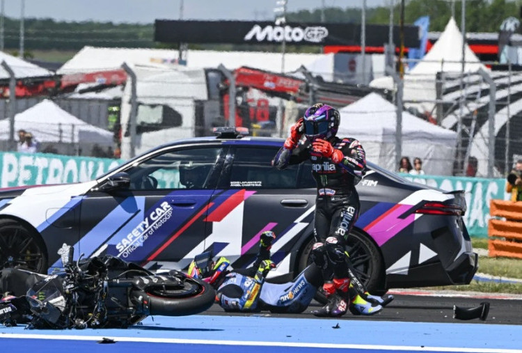 Bos Aprilia Marah! Gara-gara Jorge Martin, Aprilia Berantakan di MotoGP Hungaria 2026