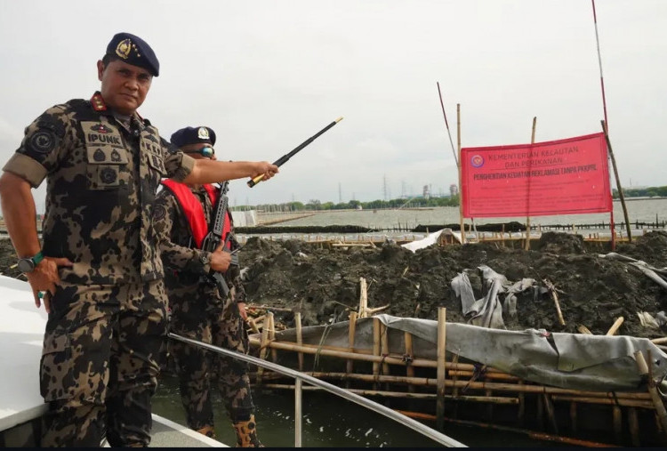 Pagar Laut Bekasi Milik PT TRPN, KKP Segera Jatuhkan Sanksi Pemulihan Lingkungan 