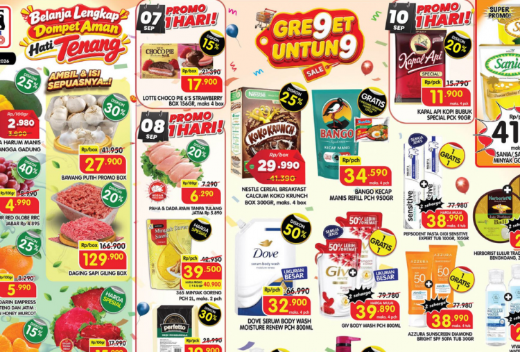 Katalog Promo Superindo Weekday Terbaru 7-10 September 2026, Diskon Sania Minyak Goreng Rp41.500