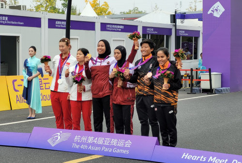 Klasemen Medali Asian Para Games 2022, HangZhou: Indonesia Tambah 10 Emas, Geser Malaysia dan Bayangi India di Posis 7